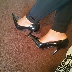 Black Patent Leather Pumps